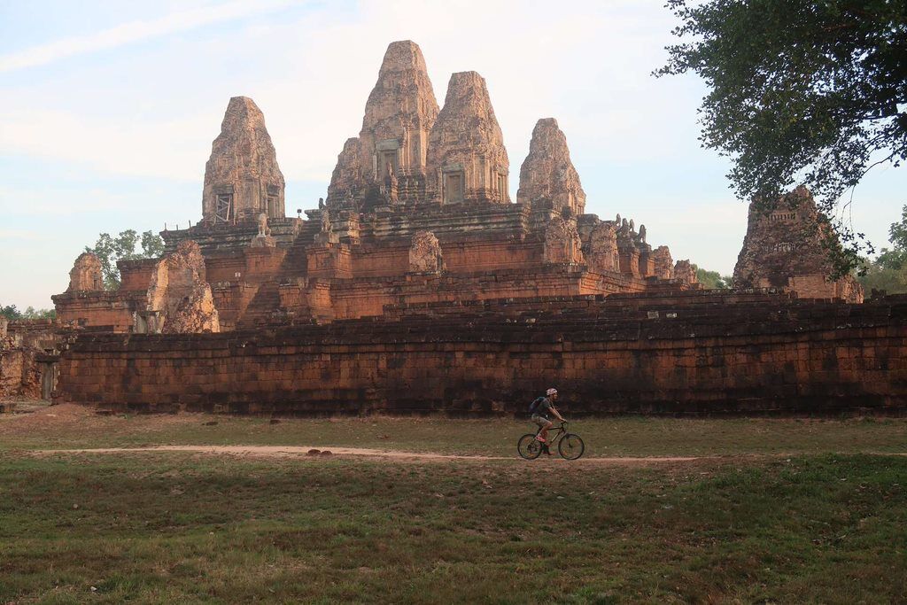 Start your journey with Angkor Thom’s vibrant glow